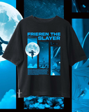 Anime Manga Serries Frieren Baskılı Unisex Oversize T-Shirt