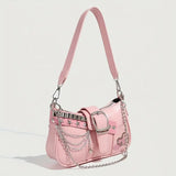 Y2K Tarzı Küçük Omuz Çantası