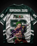 Anime Zoro Yeşil Forma Unisex T-shirt