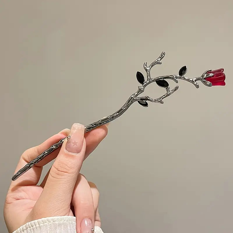 Gothic Rose Modelli Saç Tokası