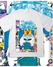 Ice King Adventure Time Series Baskılı Unisex Oversize T-Shirt