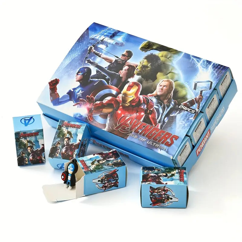 24 Avengers Karakterli Sürpriz Kutu Figürleri | Tekli Gönderilir