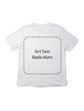Beyaz Kişiselleştirilebilir Unisex Oversize T-Shirt