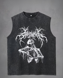 Gothic Skeleton Unisex Vintage Eskitme Atlet