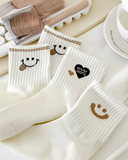 Pinterest Smile Desenli Çorap (5 Çift)