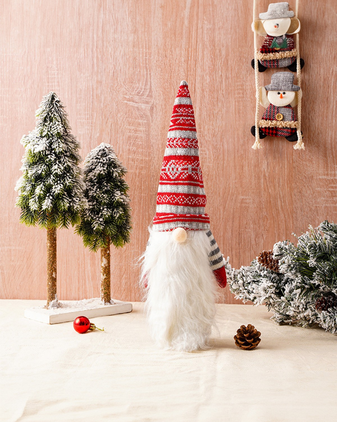 Gnome Neol Dekorasyon Seti Sevimli Peluş Noel Baba Gnome Set