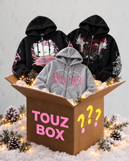 3'lü Fermuarlı Sweatshirt Mystery Box Sürpriz Paket