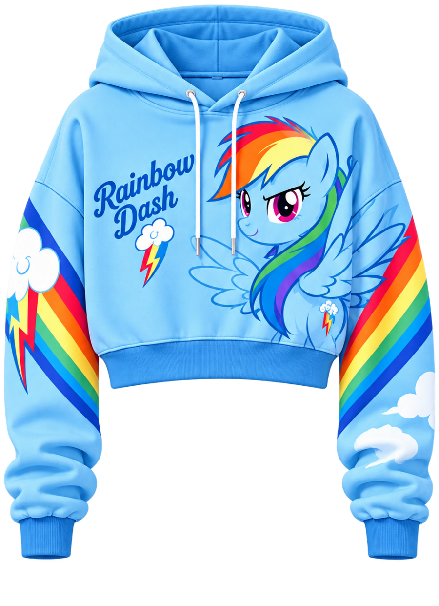 My Little Pony Rainbow Dash Desenli My Little Pony 2'li Takım