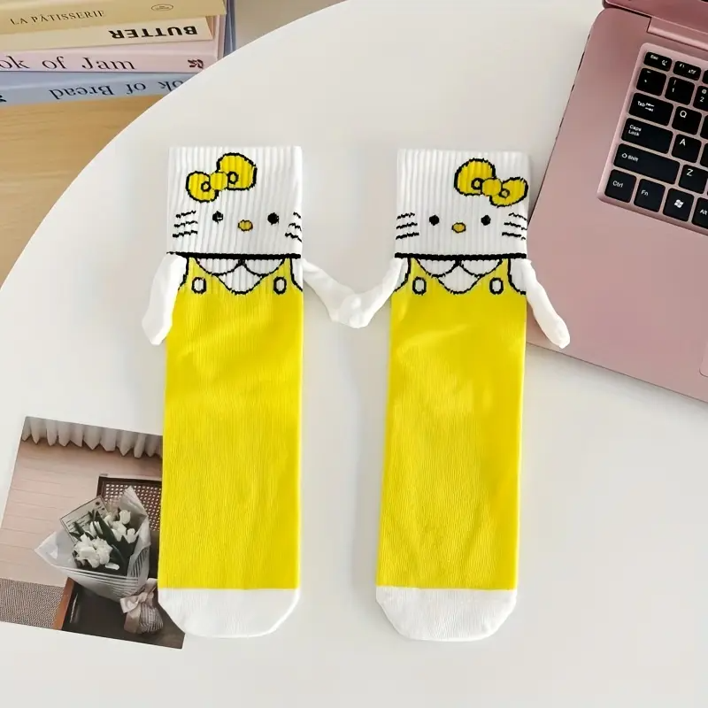 Hello Kitty El Ele Çoraplar