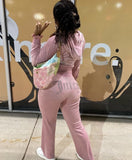 Kadife Taş Detaylı Juicy Legacy Eşofman Takımı