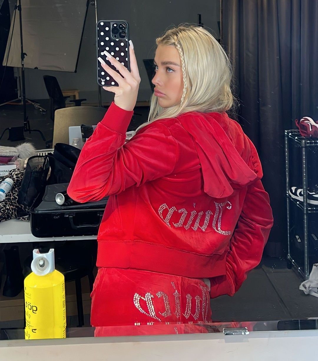 Kadife Taş Detaylı Juicy Legacy Eşofman Takımı