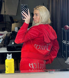 Kadife Taş Detaylı Juicy Legacy Eşofman Takımı