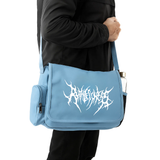 Gothic Renkli Baskılı Unisex Postacı Çantası