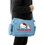 Hello Kitty Renkli Baskılı Unisex Postacı Çantası
