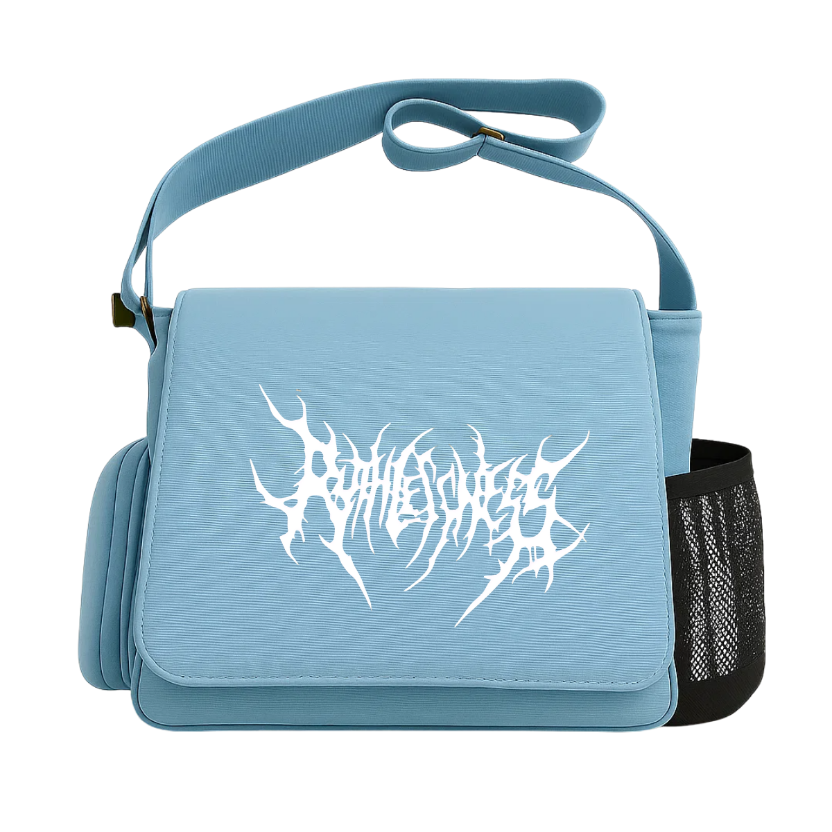 Gothic Renkli Baskılı Unisex Postacı Çantası