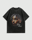 Vintage Drop The Beat Graphic Yıkamalı Oversize T-Shirt