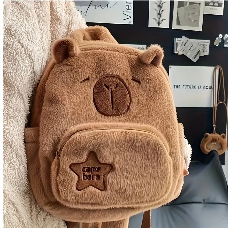 Sevimli CapiBara  Peluş Omuz Çantası