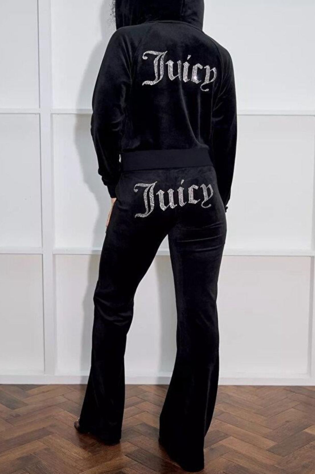 Kadife Taş Detaylı Juicy Legacy Eşofman Takımı