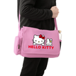 Hello Kitty Renkli Baskılı Unisex Postacı Çantası