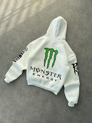 Monster Unisex Oversize Kapüşonlu Sweatshirt