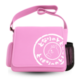 Totoro Renkli Baskılı Unisex Postacı Çantası