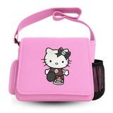 Hello Kitty Renkli Baskılı Unisex Postacı Çantası