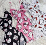 Hello Kitty Kolsuz İnce Askılı Elbise