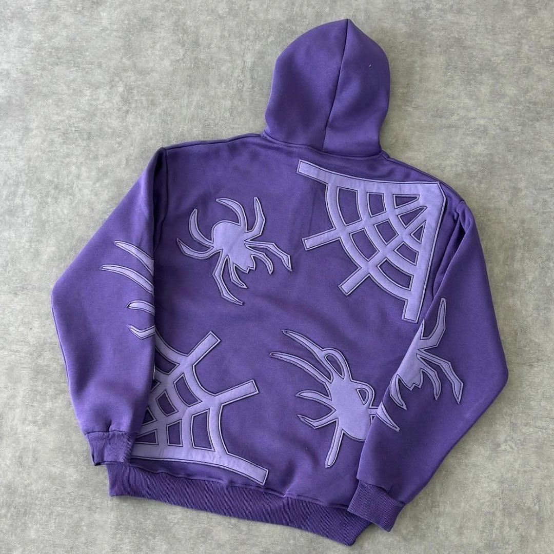 Mor Spider Web Streetwear Hoodie