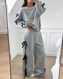 Ribbon Detail Alt Üst Eşofman Takımı