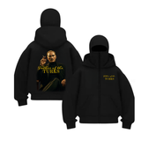 Balaclava Atatürk Baskılı Ninja Hoodie Sweatshirt