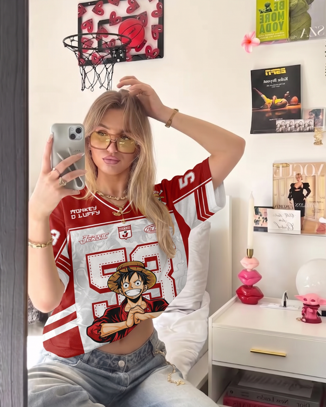 Anime One Piece Jersey T-shirt Forma