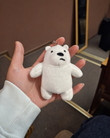 Cute Bear Cartoon Design Peluş Anahtarlık