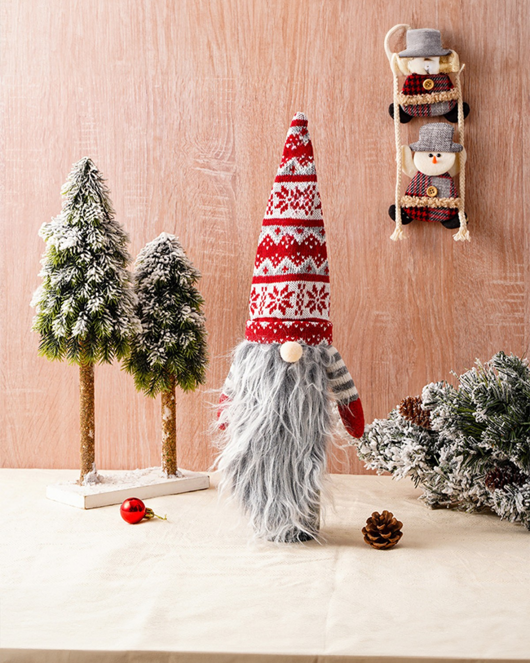 Gnome Neol Dekorasyon Seti Sevimli Peluş Noel Baba Gnome Set