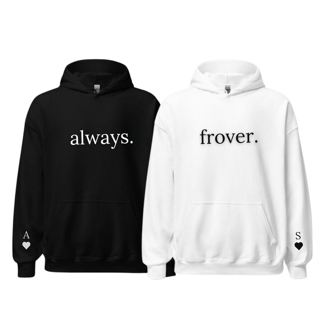 Frover & Always Detail Sevgililer Günü Özel Kişiselleştirilebilir Hoodie