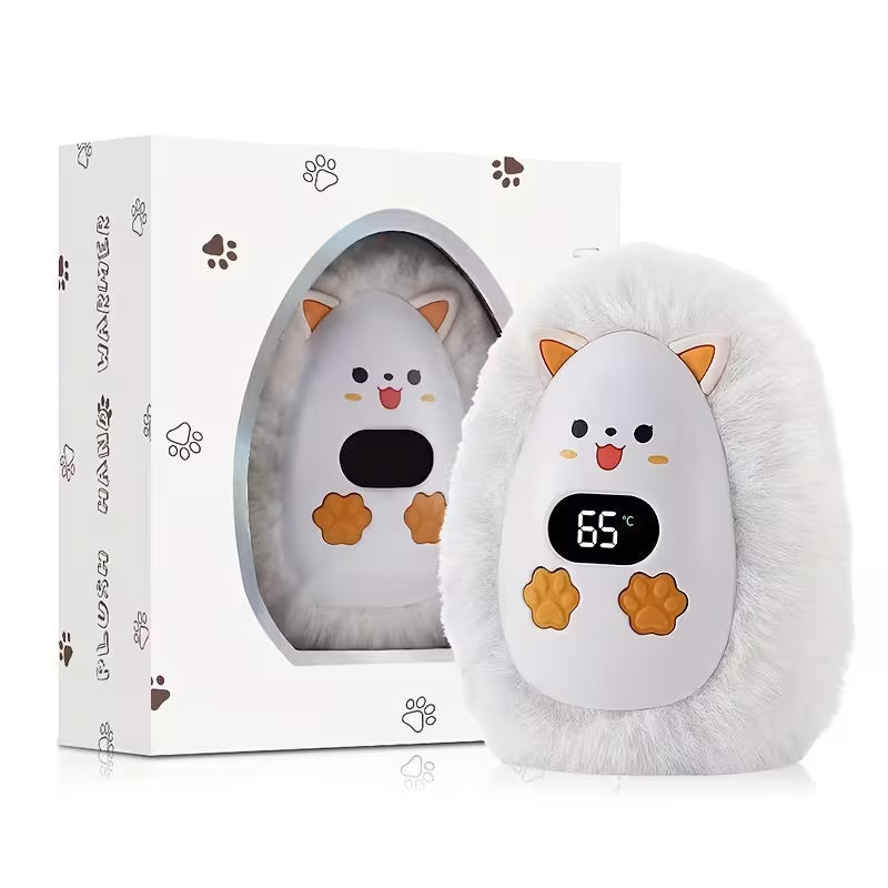 Sevimli Peluş Mini El Isıtıcı 3 Sıcaklık Ayarlı Cep Isıtıcısı