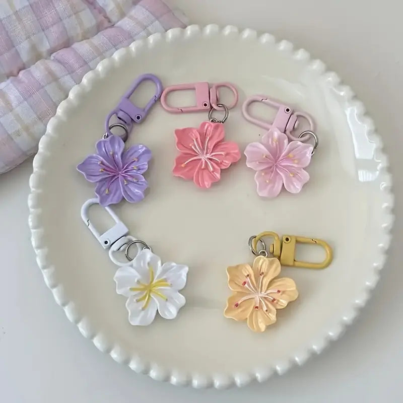 Cute Fallowers Design Charm Anahtarlık