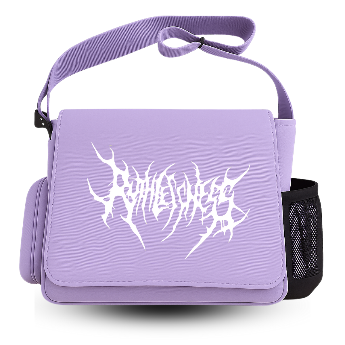 Gothic Renkli Baskılı Unisex Postacı Çantası