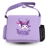 Kuromi Renkli Baskılı Unisex Postacı Çantası