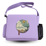 Totoro Renkli Baskılı Unisex Postacı Çantası