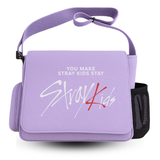 Stray Kids Renkli Baskılı Unisex Postacı Çantası