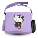 Hello Kitty Renkli Baskılı Unisex Postacı Çantası