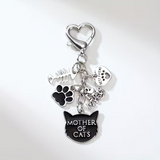 Mother Of Cat Charm Anahtarlık
