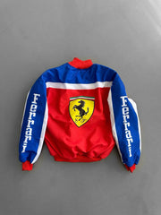 Ferrari Baskılı Unisex Bomber Ceket