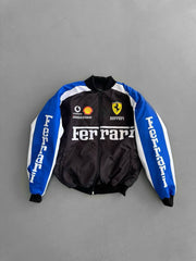 Ferrari Baskılı Unisex Bomber Ceket