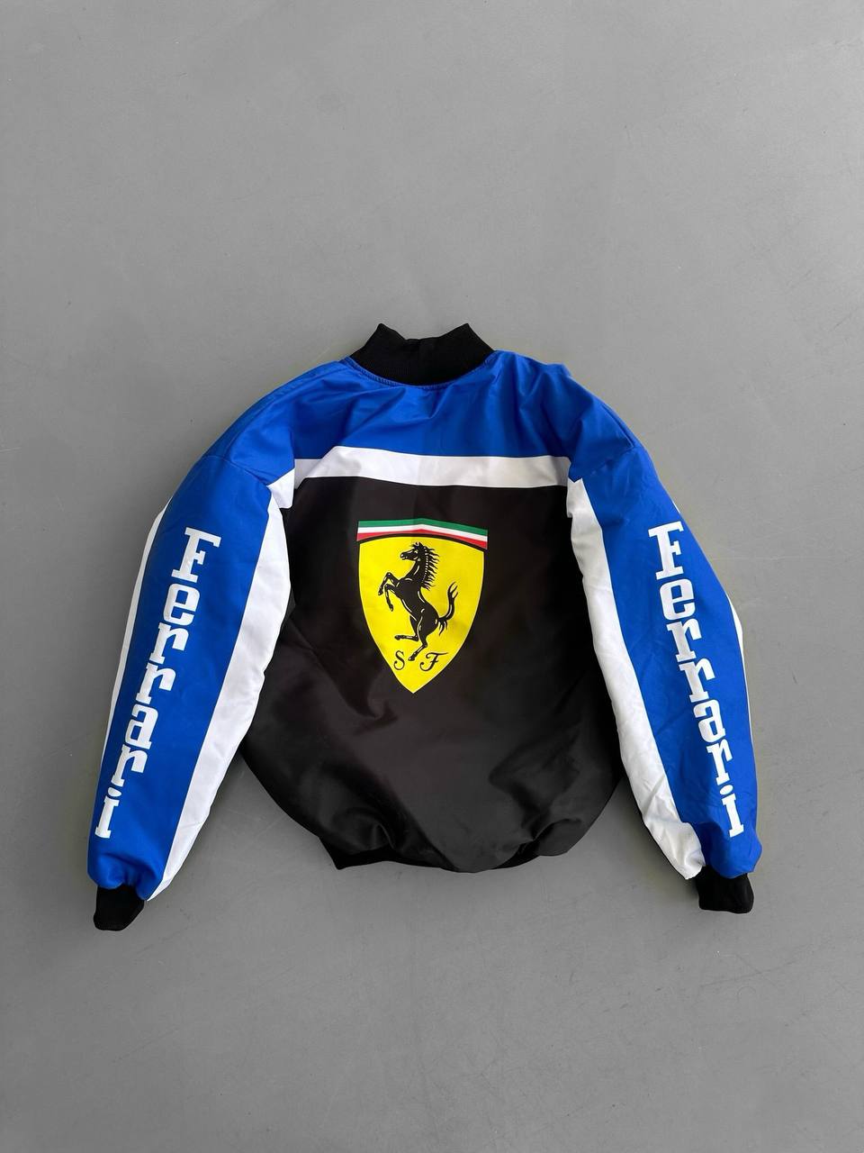 Ferrari Baskılı Unisex Bomber Ceket