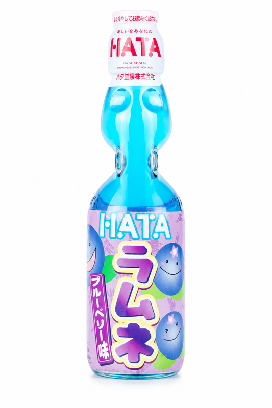 Hata Ramune Yaban Mersini Aromalı Japon Gazozu