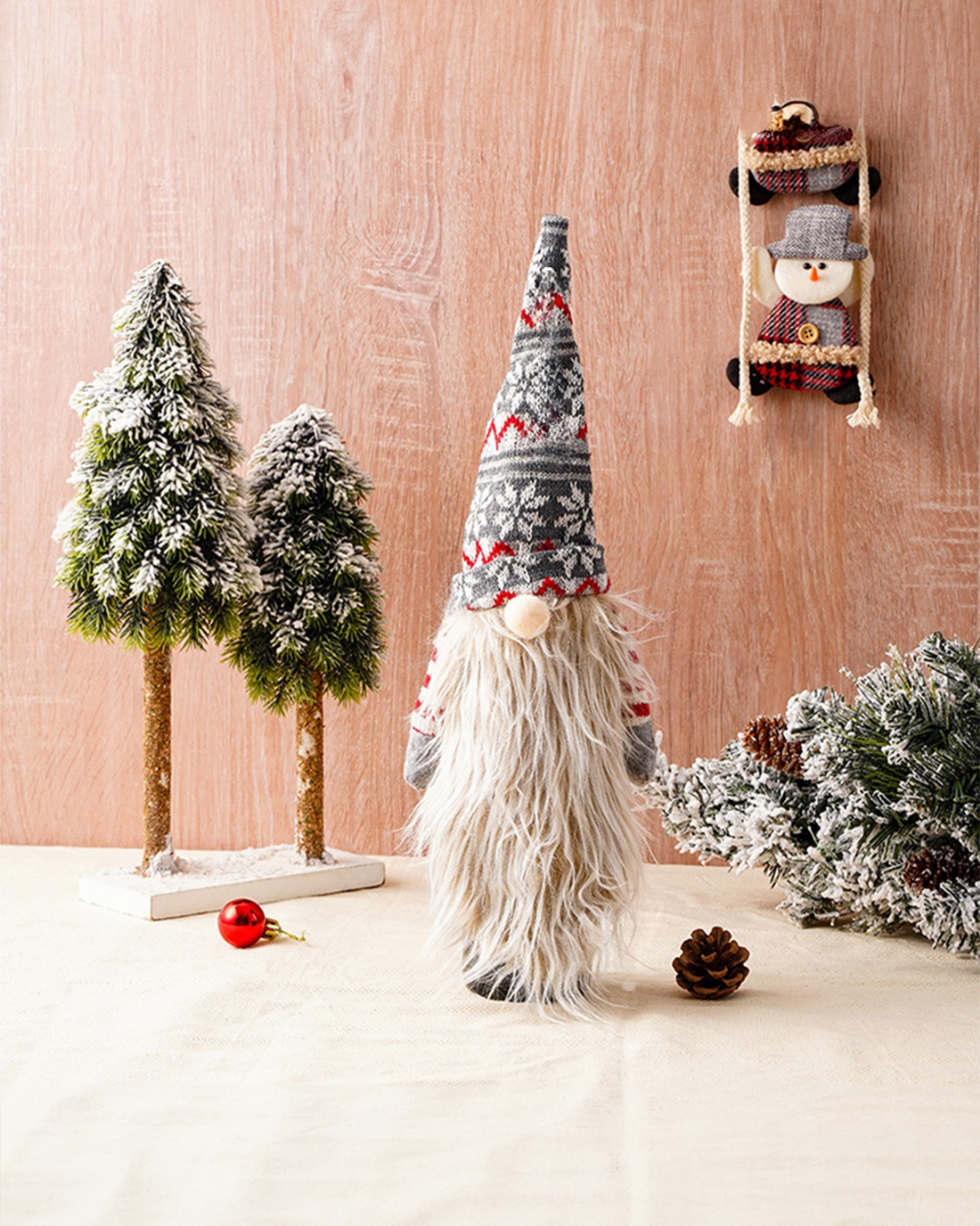 Gnome Neol Dekorasyon Seti Sevimli Peluş Noel Baba Gnome Set