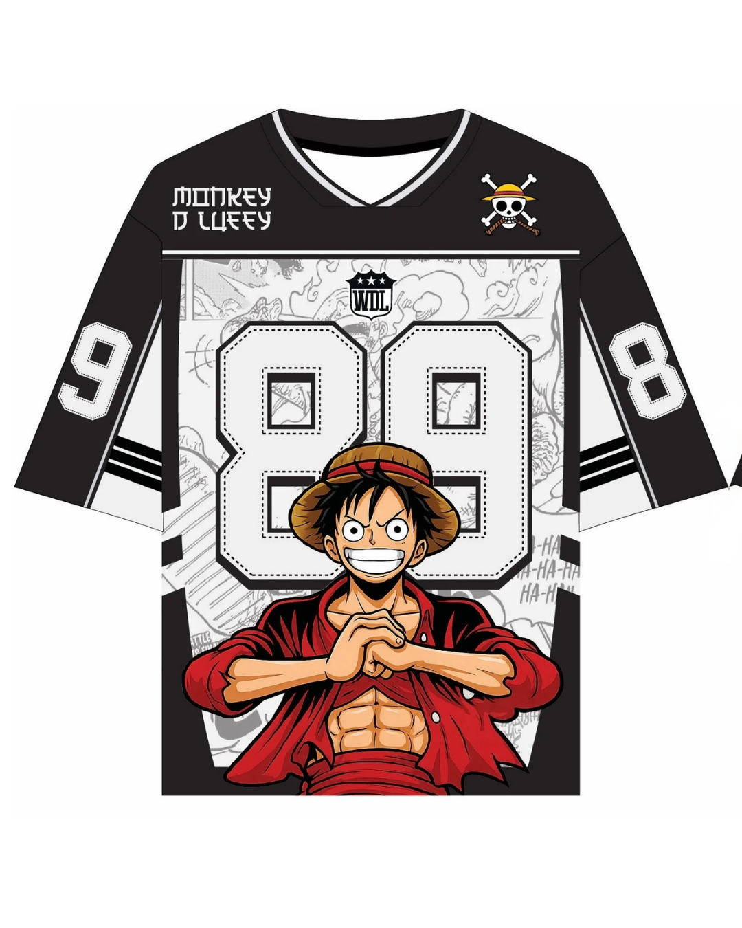 Anime One Piece Jersey T-shirt Forma