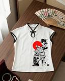 Japan Design Vintage Kolsuz Crop
