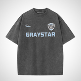 Yıkamalı Graystar Oversize Vintage T-shirt